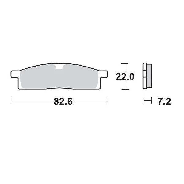 Moto-master Racing Brake Pads Offroad Sintered Metal - Front