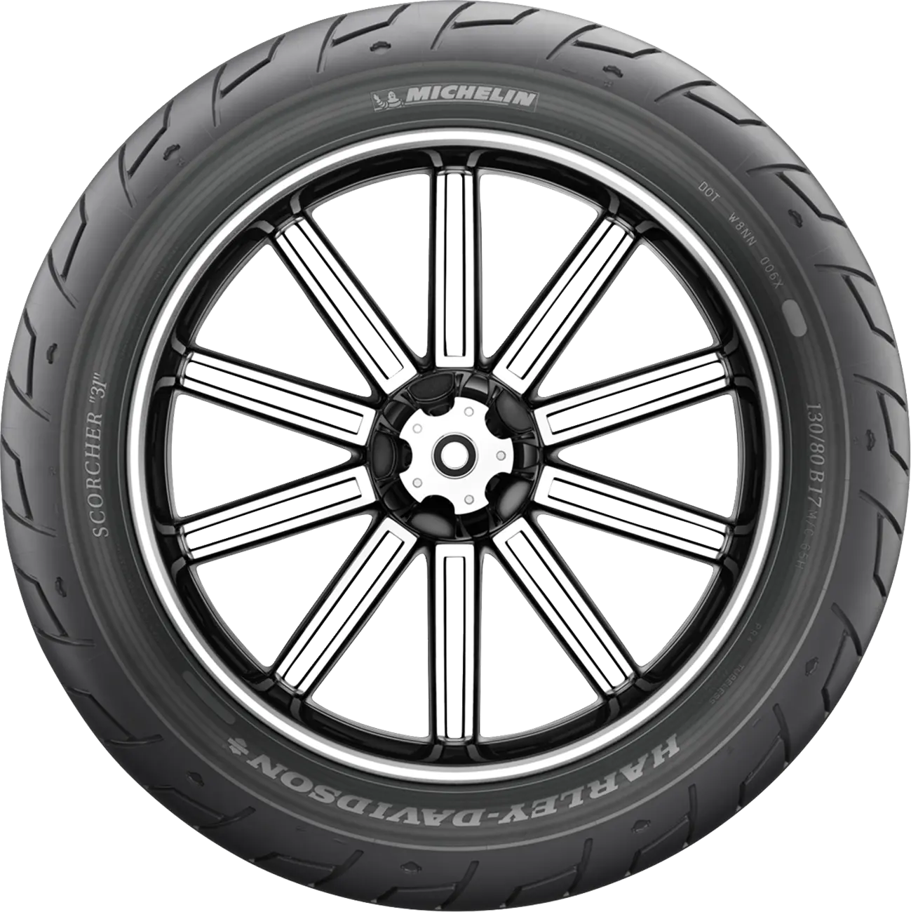 Michelin Scorcher 31 Tire - 110/90b19 Front For Harley-davidson