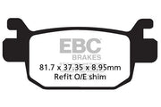 Ebc Sfac Carbon Series Scooter Brake Pads