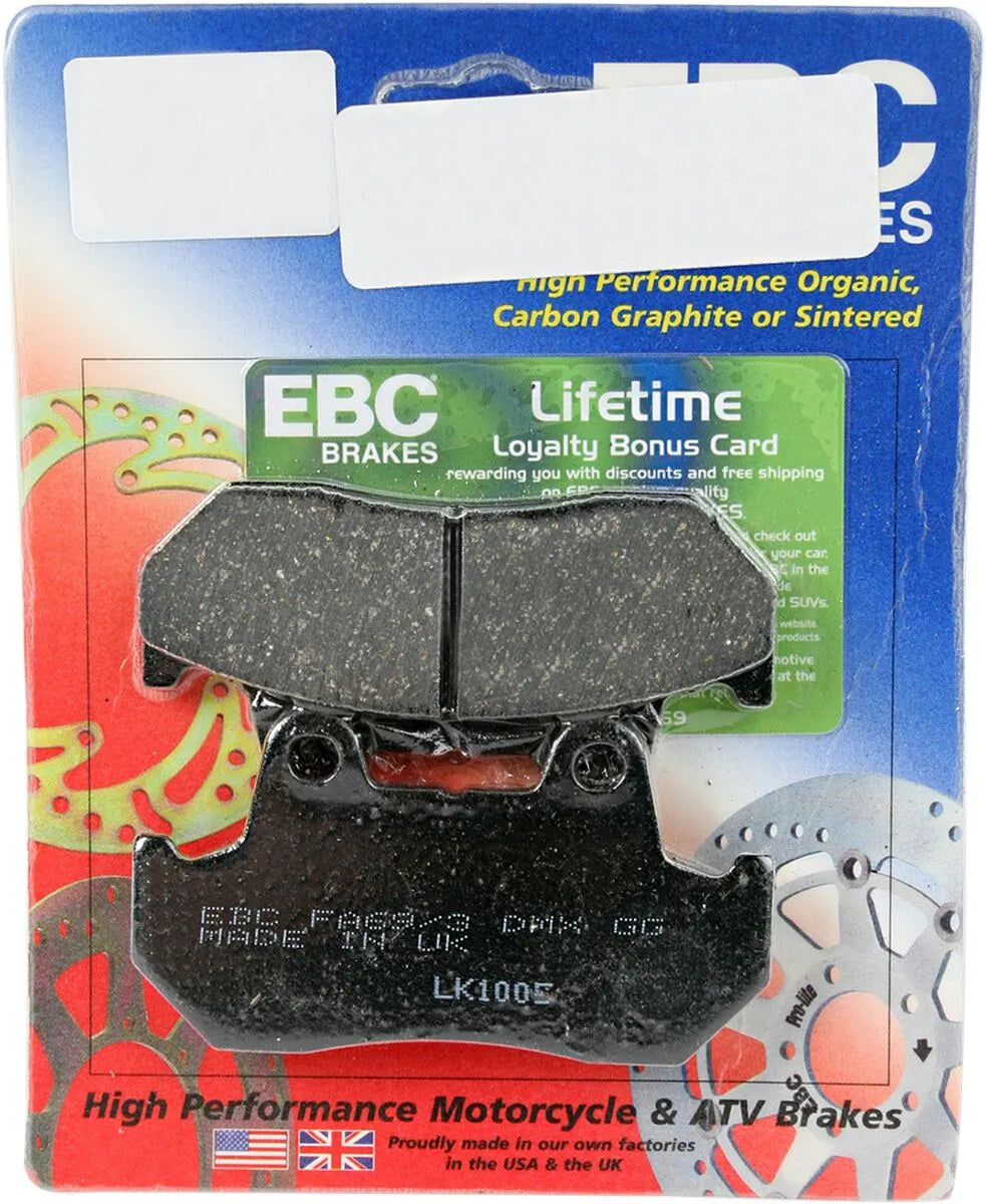 Ebc Fa693 Organic Base Brake Pads (Set Of 2) - Front & Rear