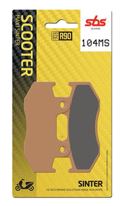 Sbs Ms Scooter Maxi Sintered Brake Pads Set - Front & Rear