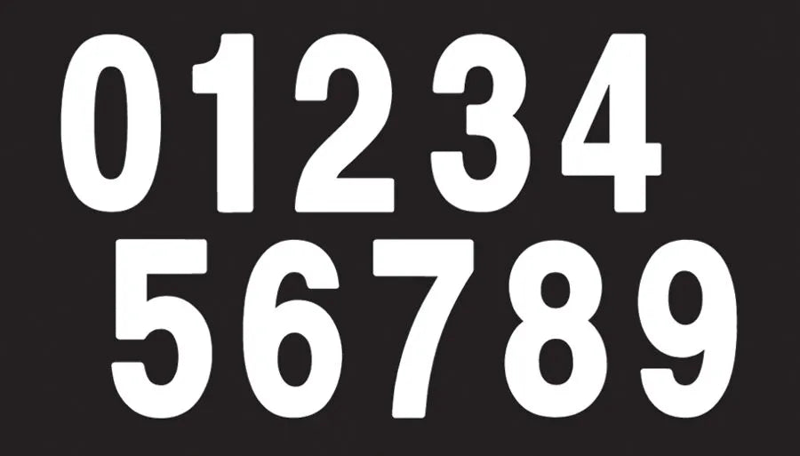 Factory Effex Pro Numbers Plate Graphic - 3 Pack