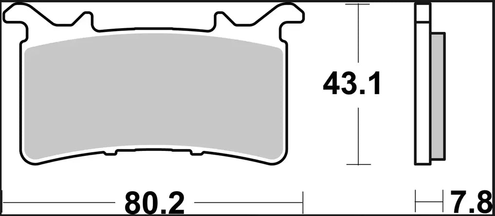 Brembo Rc Carbon Ceramic Racing Brake Pads