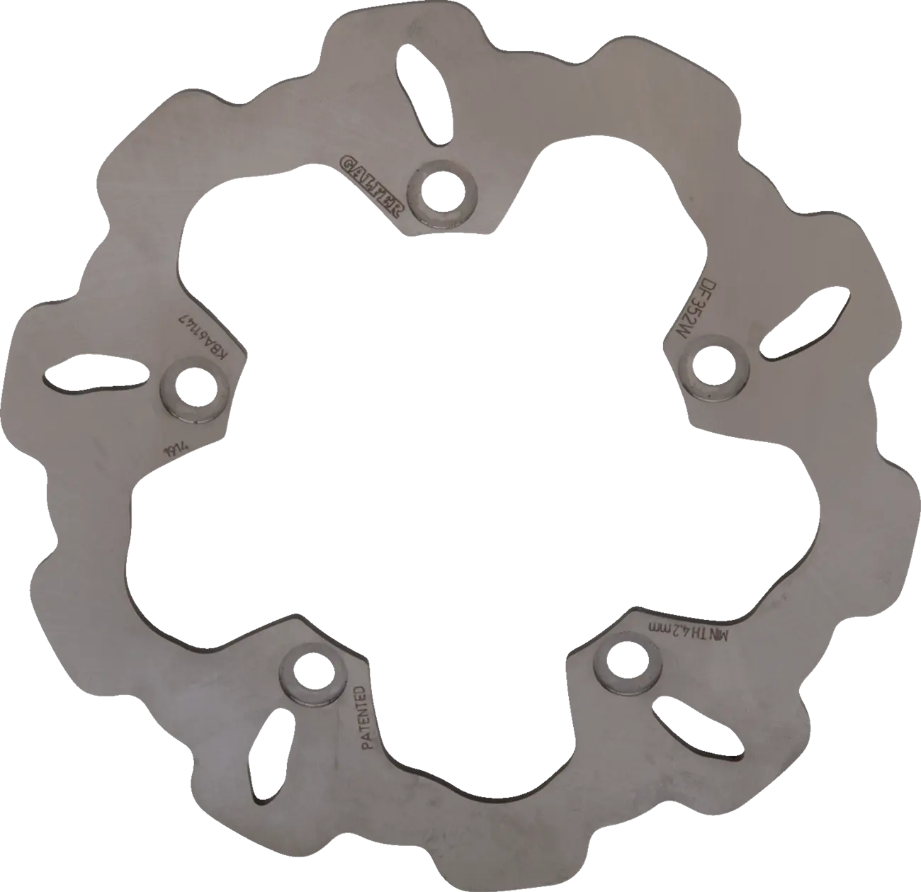 Galfer Brake Rotor For Motorcycle - 240mm Stainless Steel - Rear