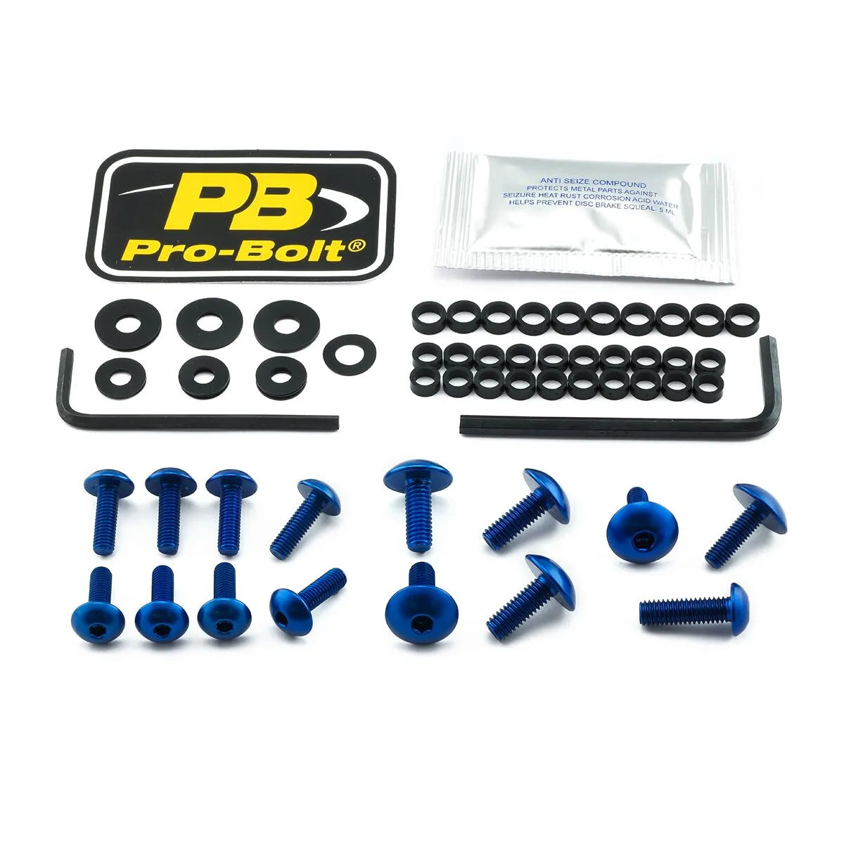 Pro Bolt Aluminium Fairing Bolt Kit For Ducati