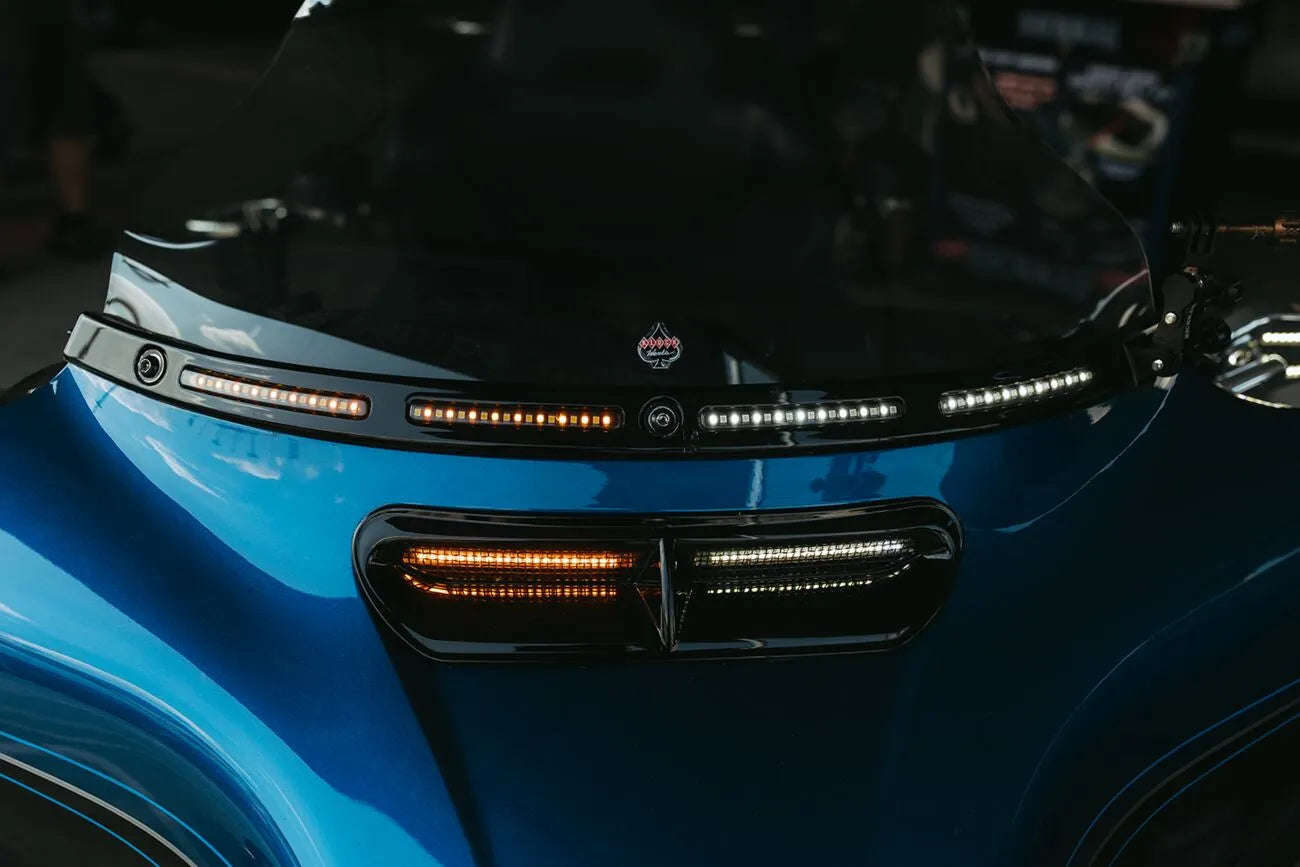 Custom Dynamics Genesis 4 Led Batwing Fairing Vent Insert