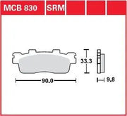 Trw Srm Series Sintered Scooter Brake Pads - Rear