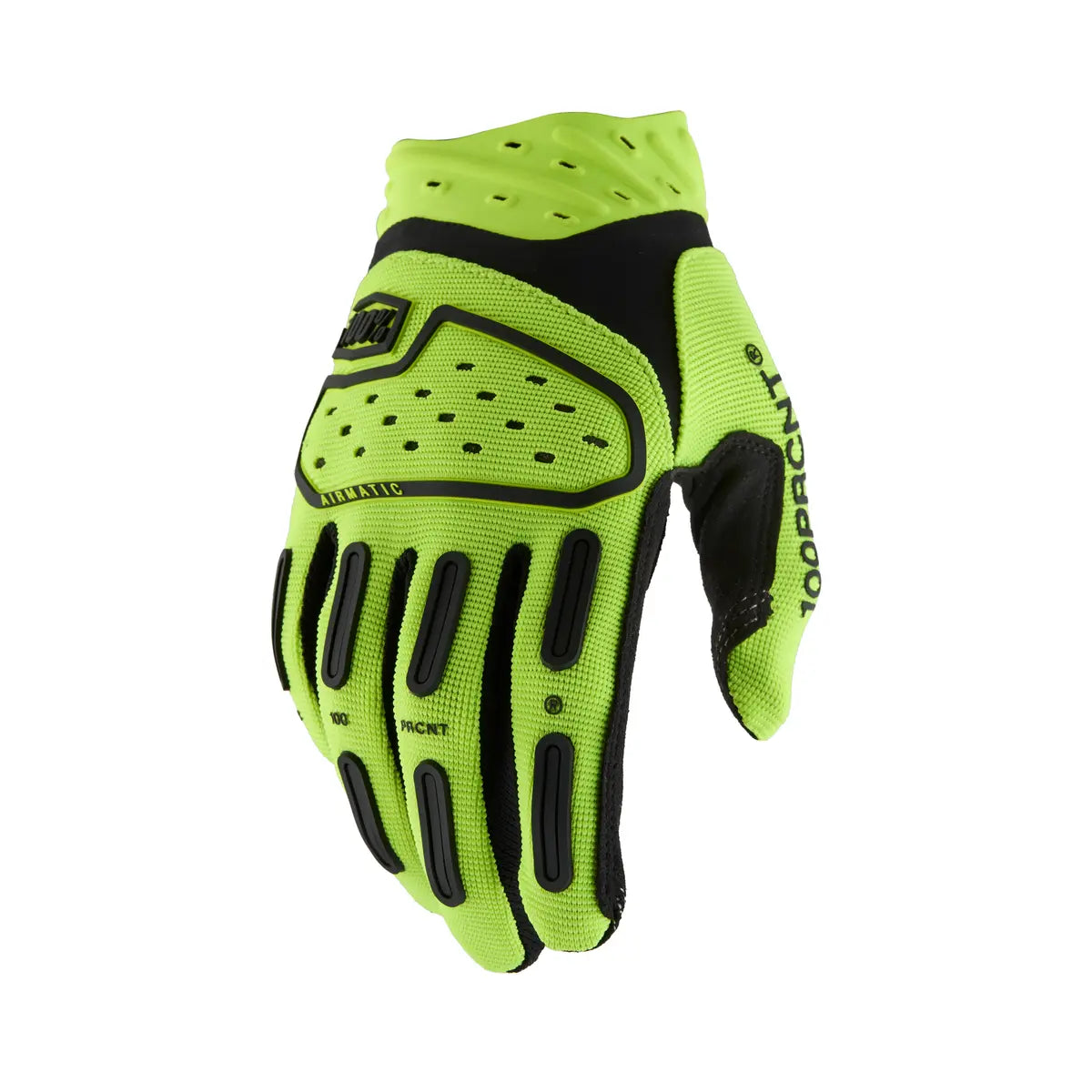 100% Youth Airmatic 2 Gloves - Black/Fluorescent Yellow