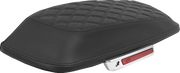 Saddlemen RoadSofa Lattice Stitched Saddlebag Lid Covers Black
