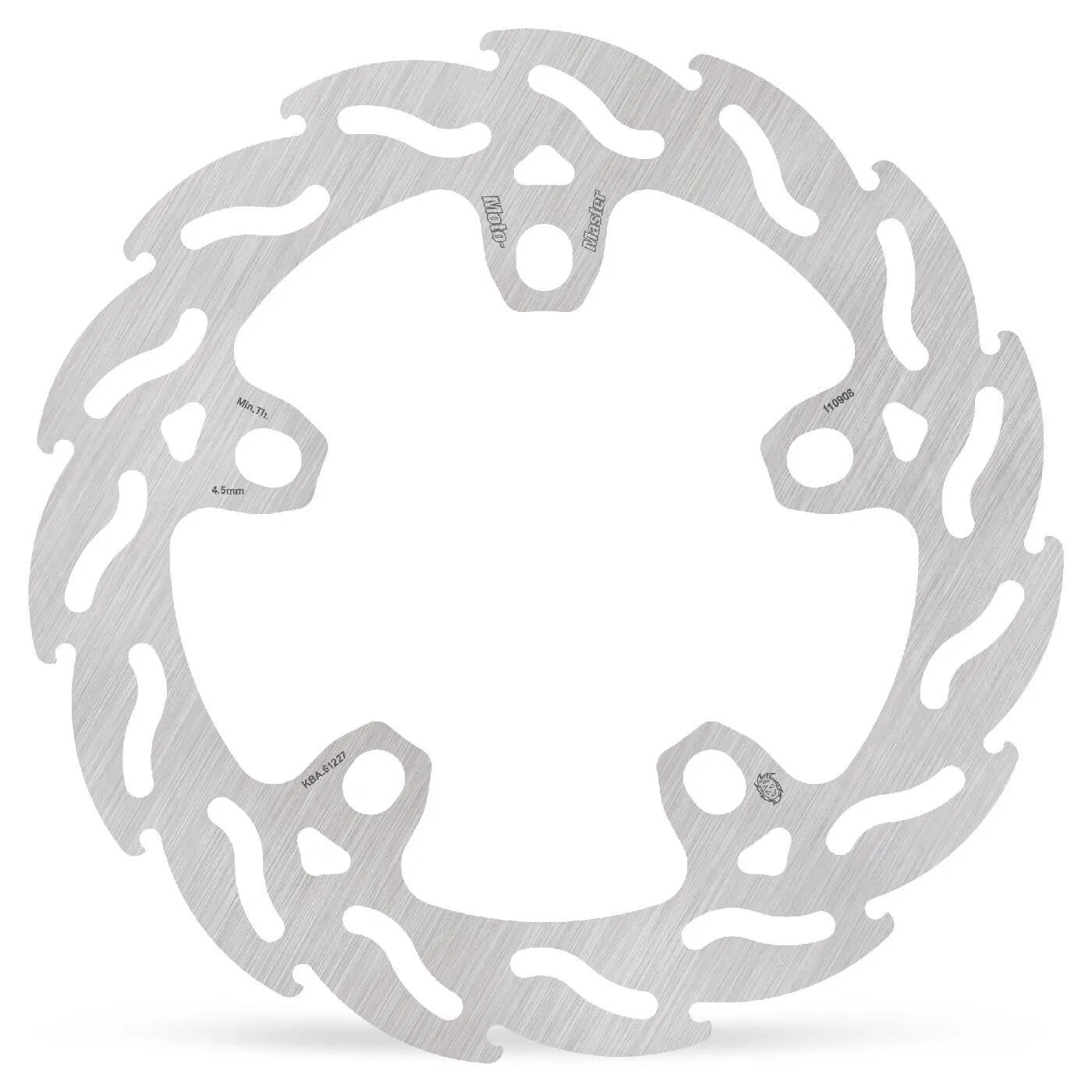 Moto-master Flame Series Fixed Brake Rotor - Rear