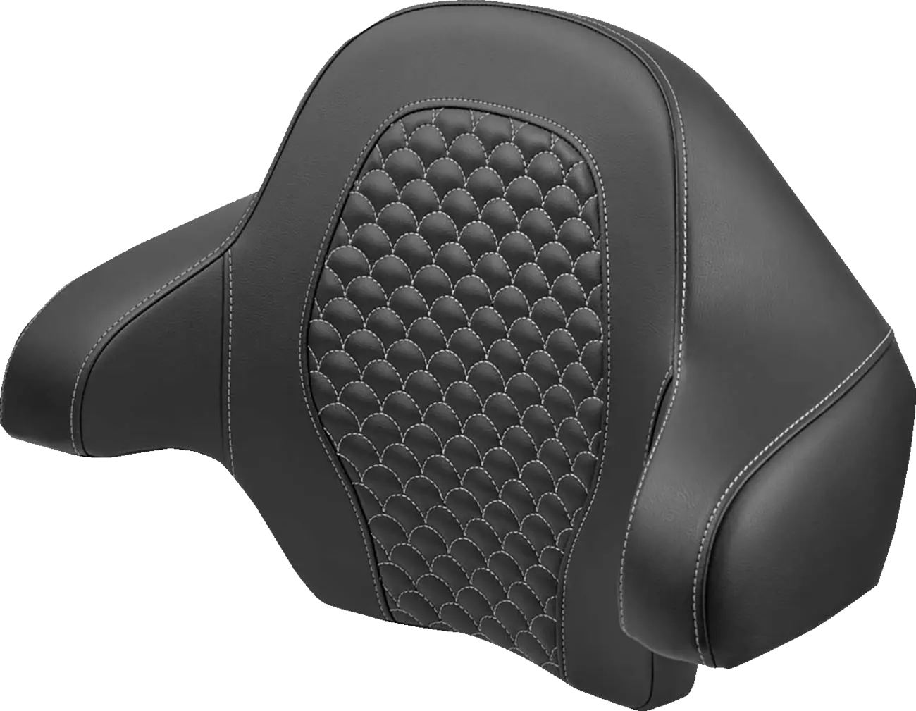 Saddlemen Dragon Scale Tour Pak Backrest Pad for Harley King