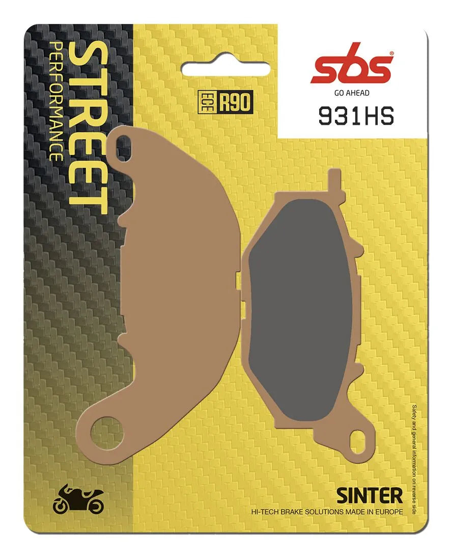 Sbs Hs Street Excel Sintered Front Brake Pads - Front
