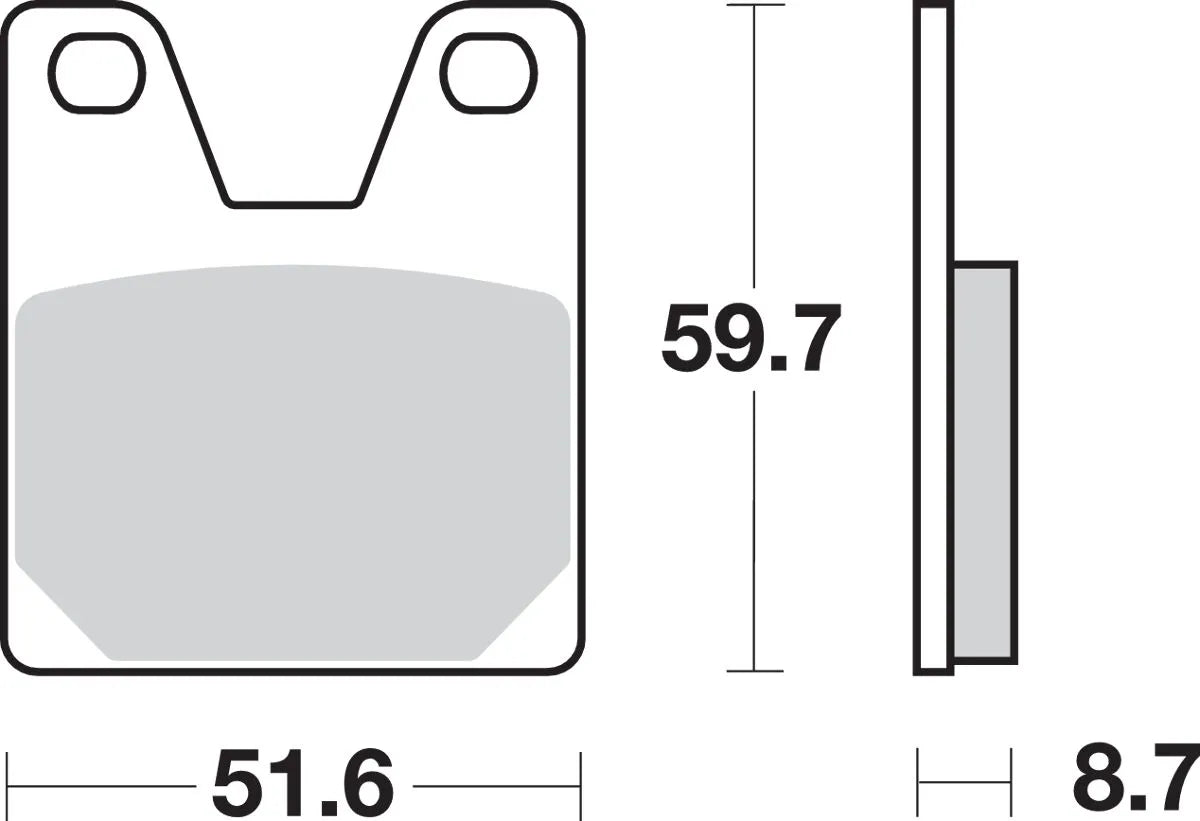 Sbs Ls Street Excel Sintered Rear Brake Pads - Rear