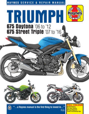 Haynes Service Manual for Triumph 675 (06-16)