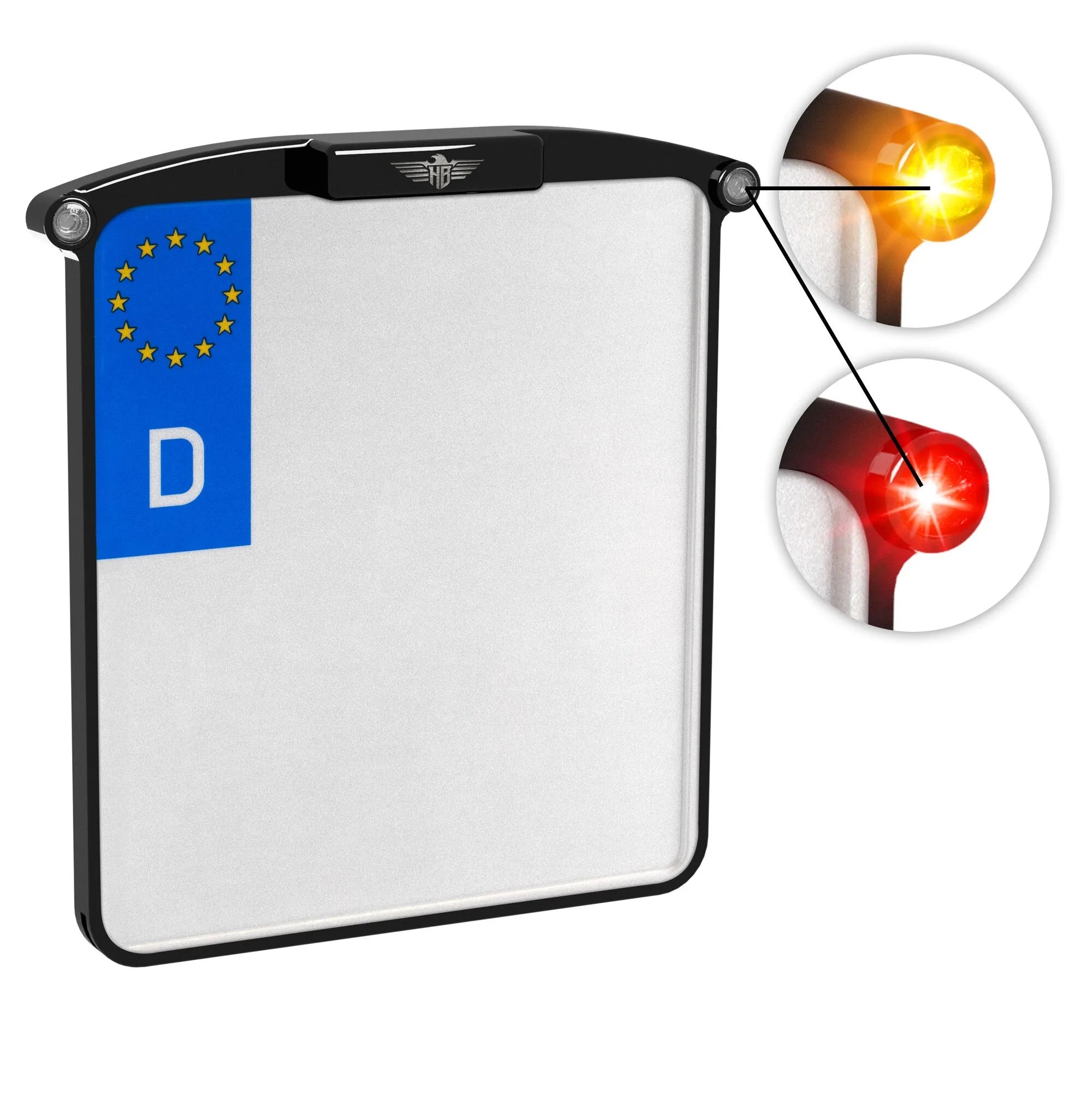 Heinz Bikes Nano License Plate Holder For Motorcycles