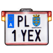 Heinz Bikes All-in-one 2.0 License Plate Holder - Chrome