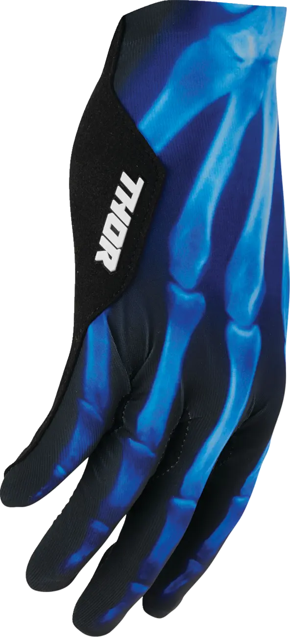 Thor Sportmode X-ray Gloves - Black/Blue