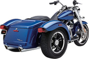 Cobra 909 Twins Slip-on Mufflers Chrome