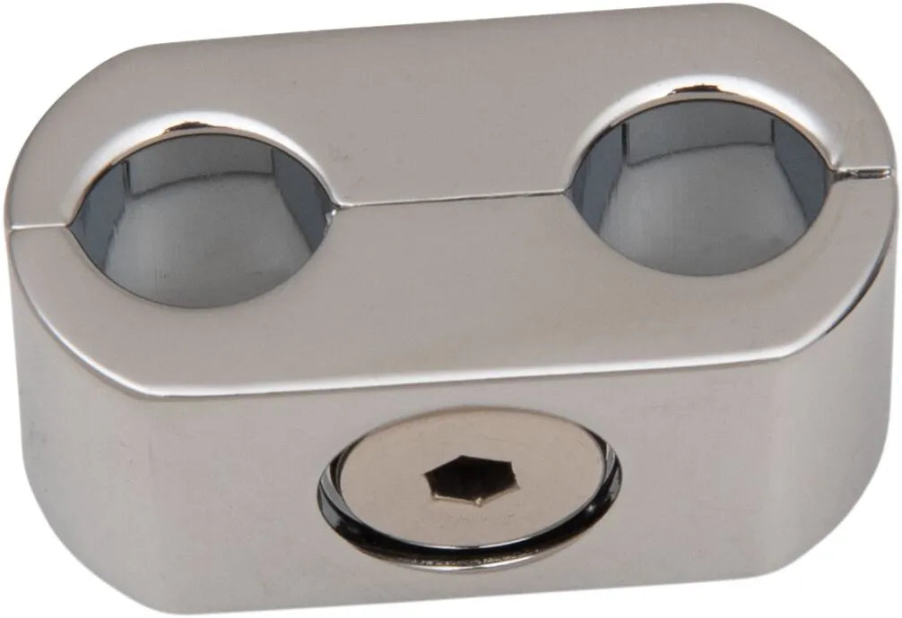 Accutronix Throttle/idle Cable Clamp Chrome