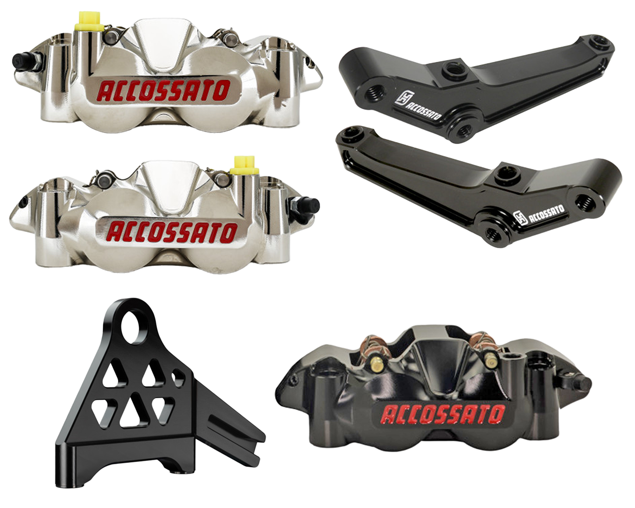 Accossato CNC Machined Radial Brake Calipers