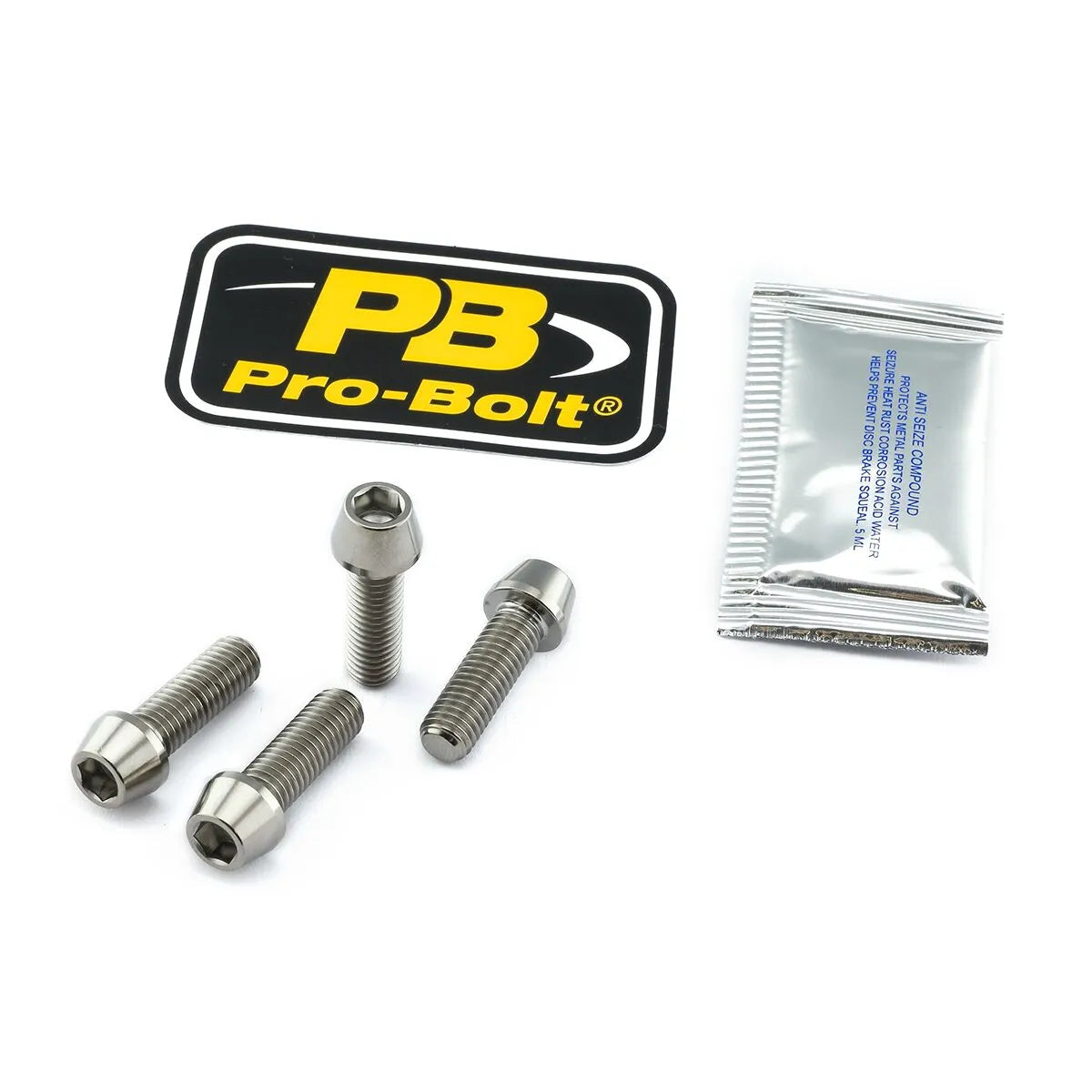 Pro Bolt Titanium Footrest Hanger Bolt Kit