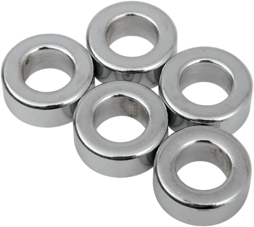Drag Specialties Chrome Spacers for 5/16" Bolts