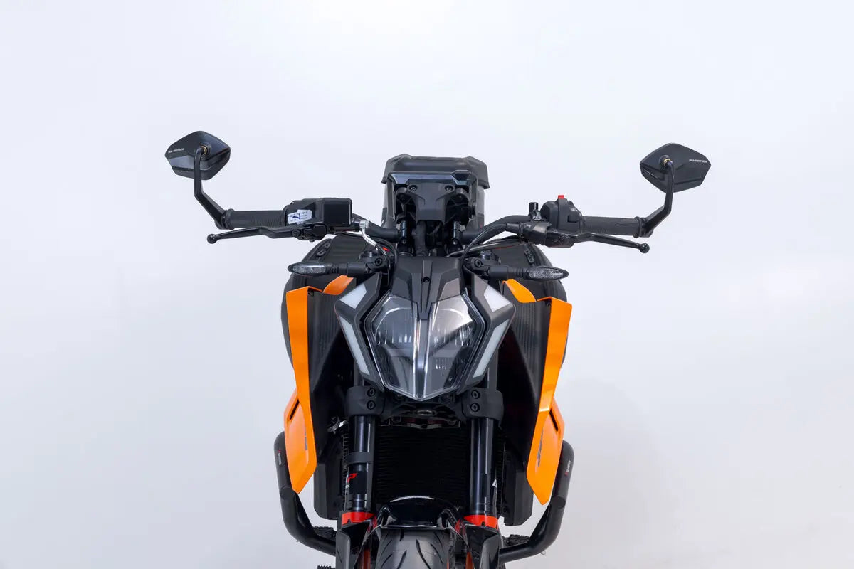 Sw-motech Bar End Mirrors - Black Anodized Aluminum