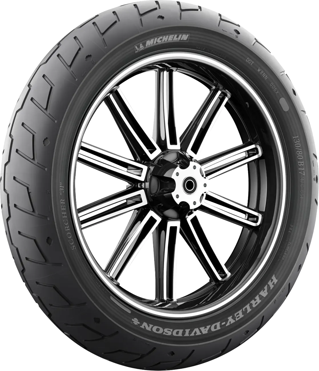 Michelin Scorcher 31 Tire - 110/90b19 Front For Harley-davidson