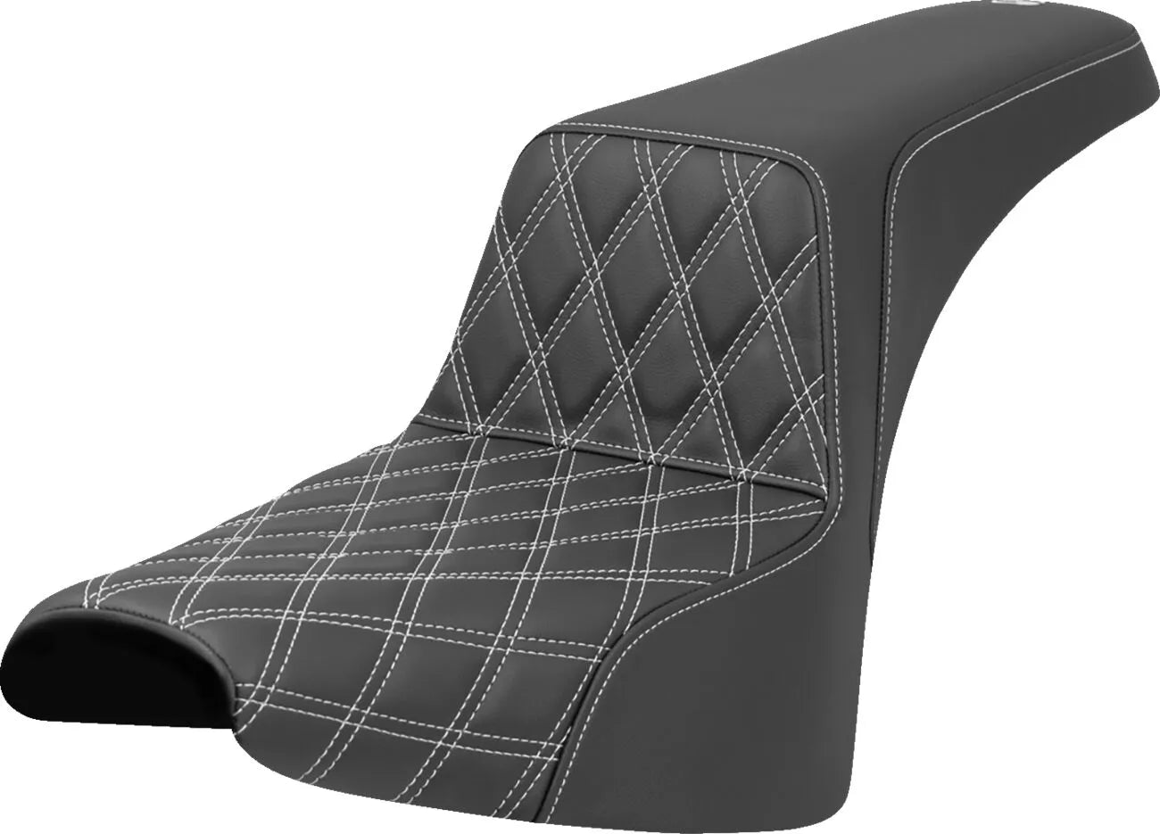 Saddlemen Lattice Stitch Step-up Seat - For Harley Davidson