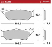 Moto-Master RoadPro Sinter Sport Front Brake Pads