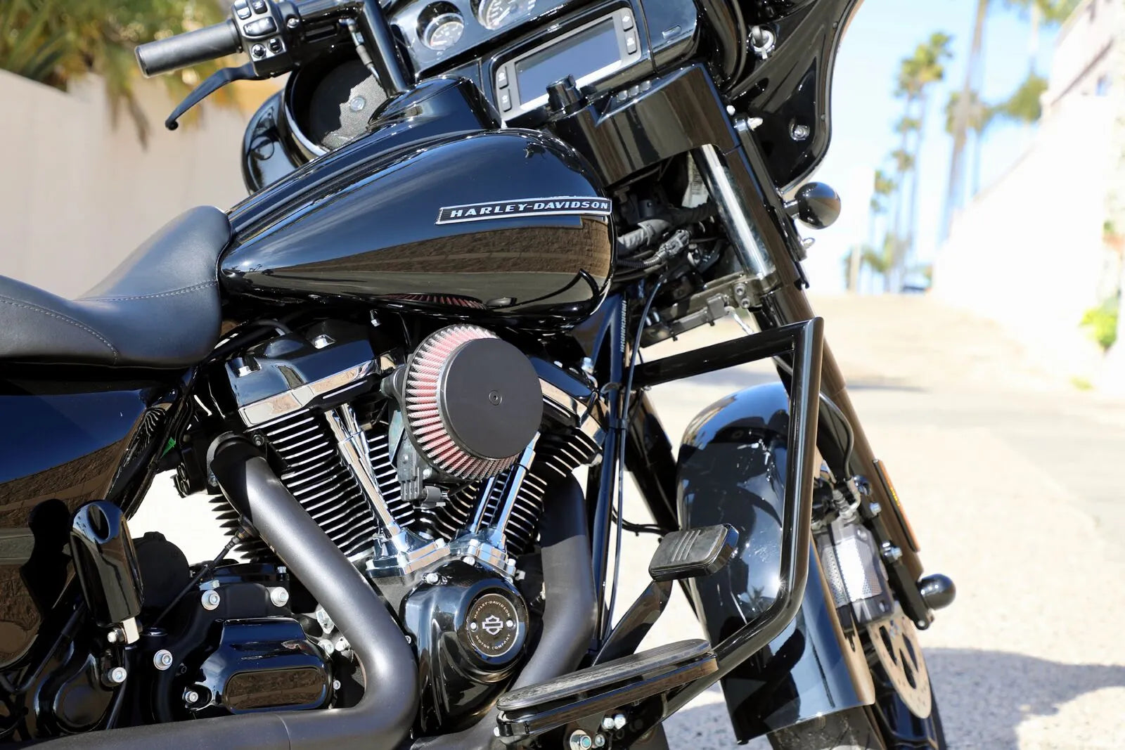 La Choppers Twin Peaks Engine Guard For Touring Bikes