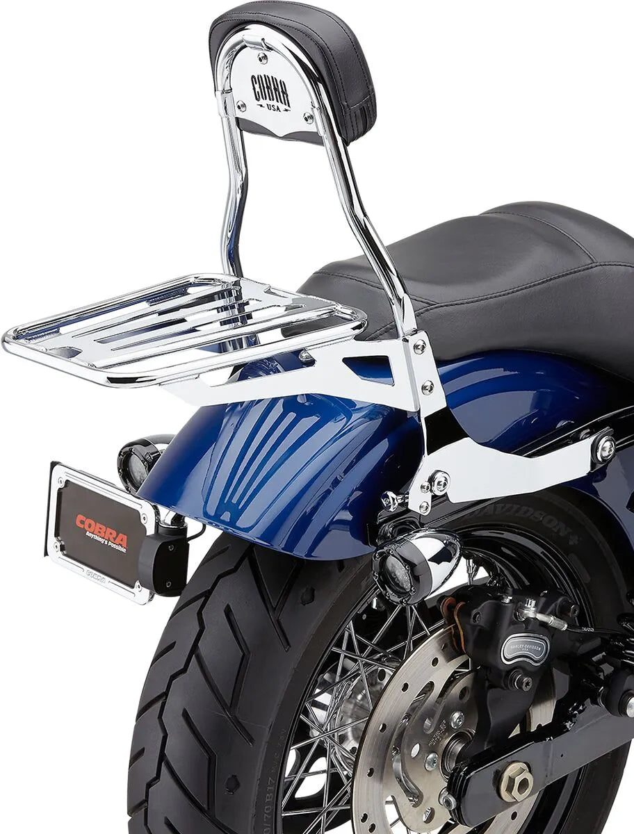 Cobra Detachable Backrest Kit - Chrome Finish