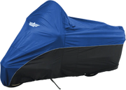 Ultragard Full Dresser Motorcycle Cover - Black/blue