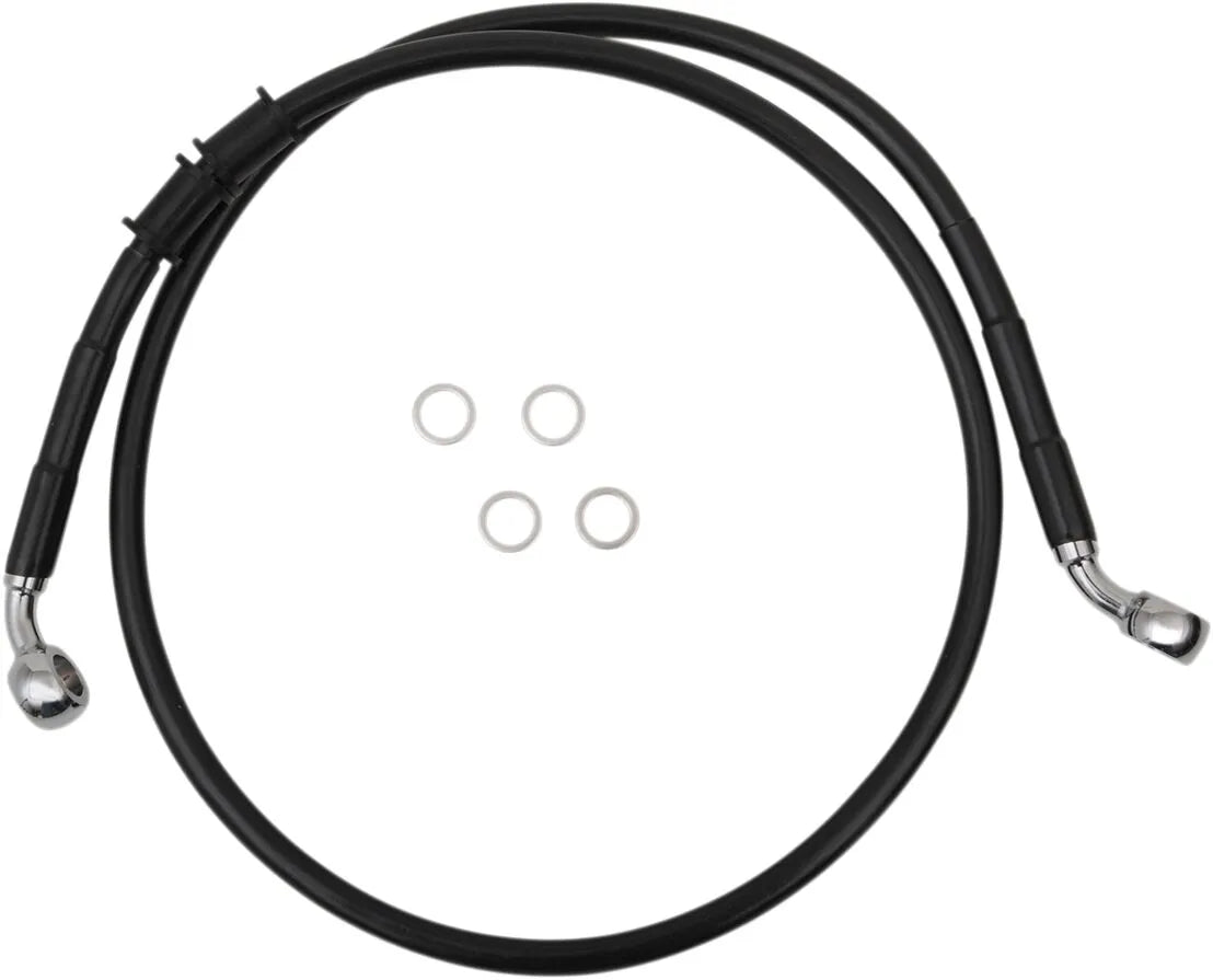 Drag Specialties Extended Brake Line For Front Position