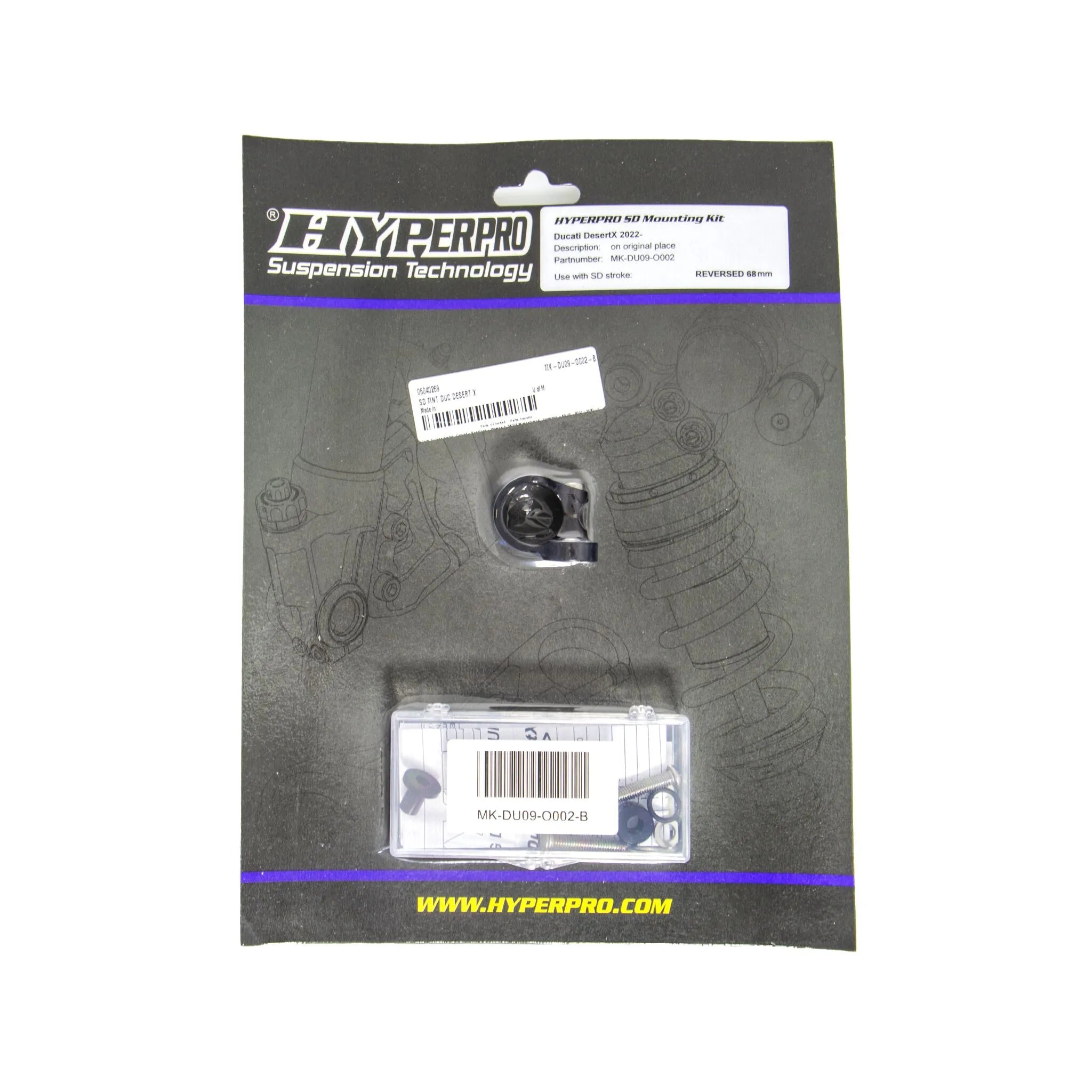 Hyperpro Steering Damper Mounting Kit