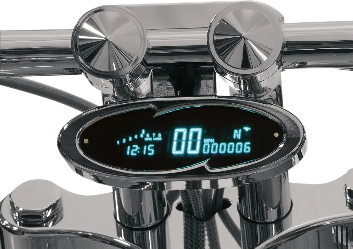 Dakota Digital Speedometer Mount 1-1/4" Chrome