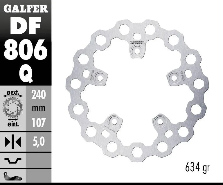 Galfer Cubiq Brake Rotor For Enhanced Performance