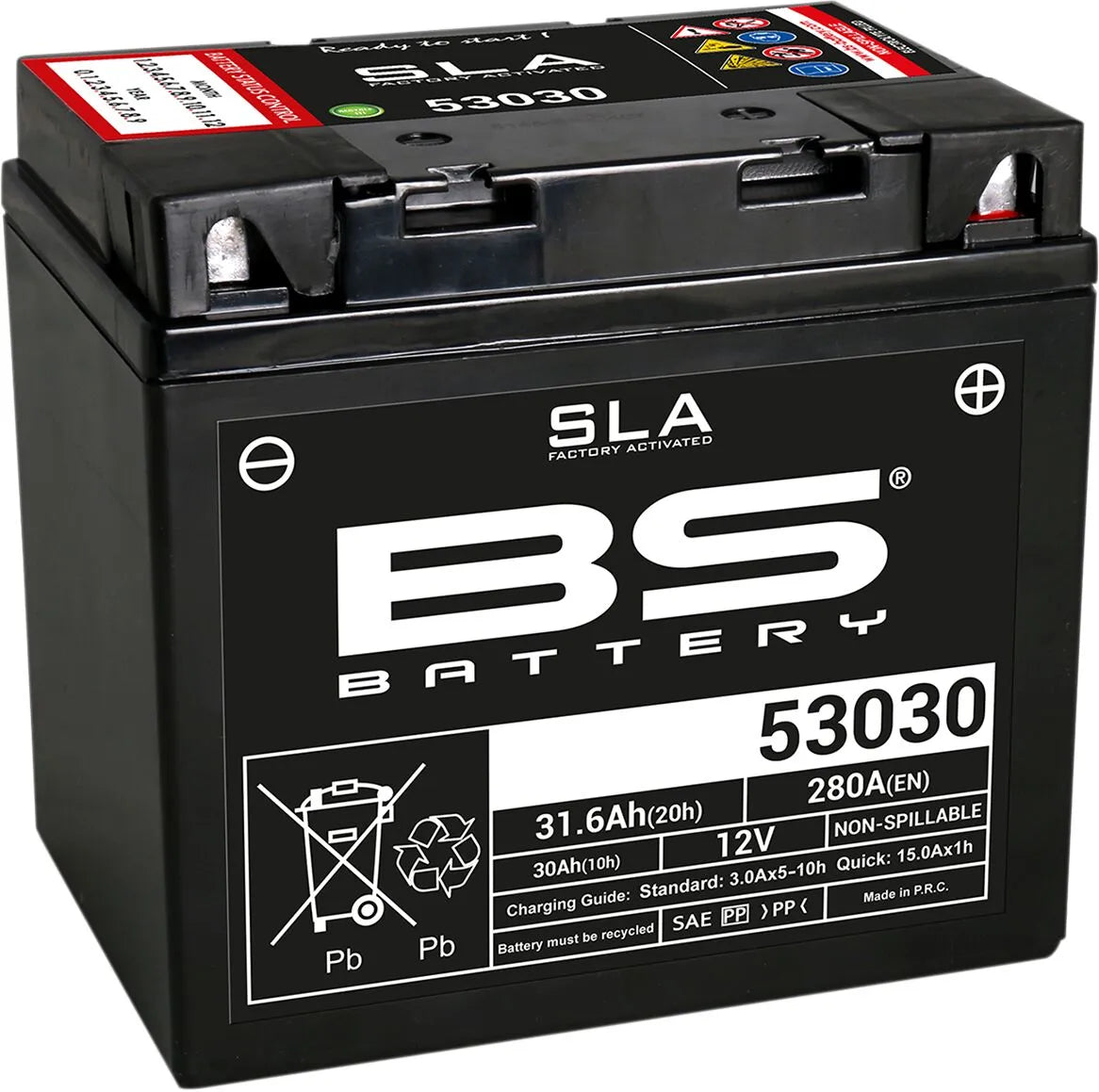 Bs Battery Agm 30ah Factory-activated Battery