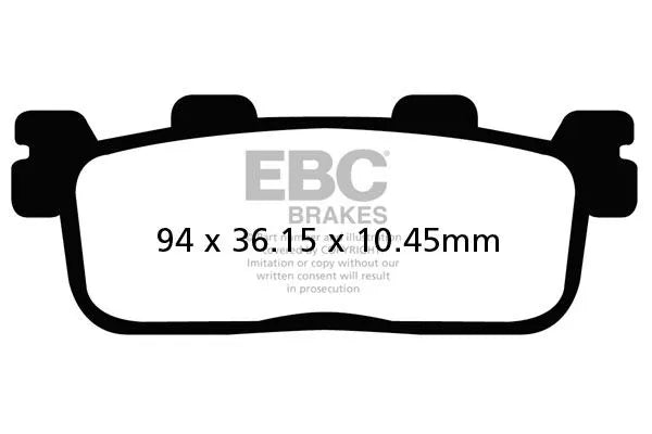 Ebc Sfa Series Organic Scooter Brake Pads