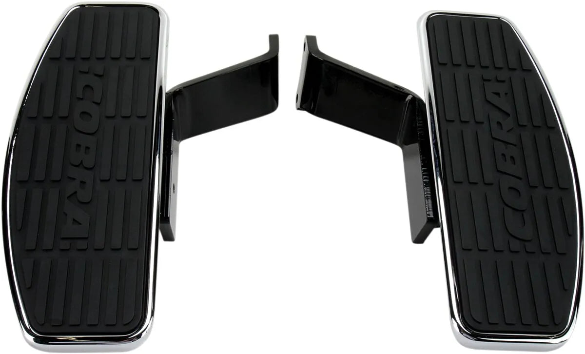 Cobra Classic Floorboard Kit - Chrome & Black
