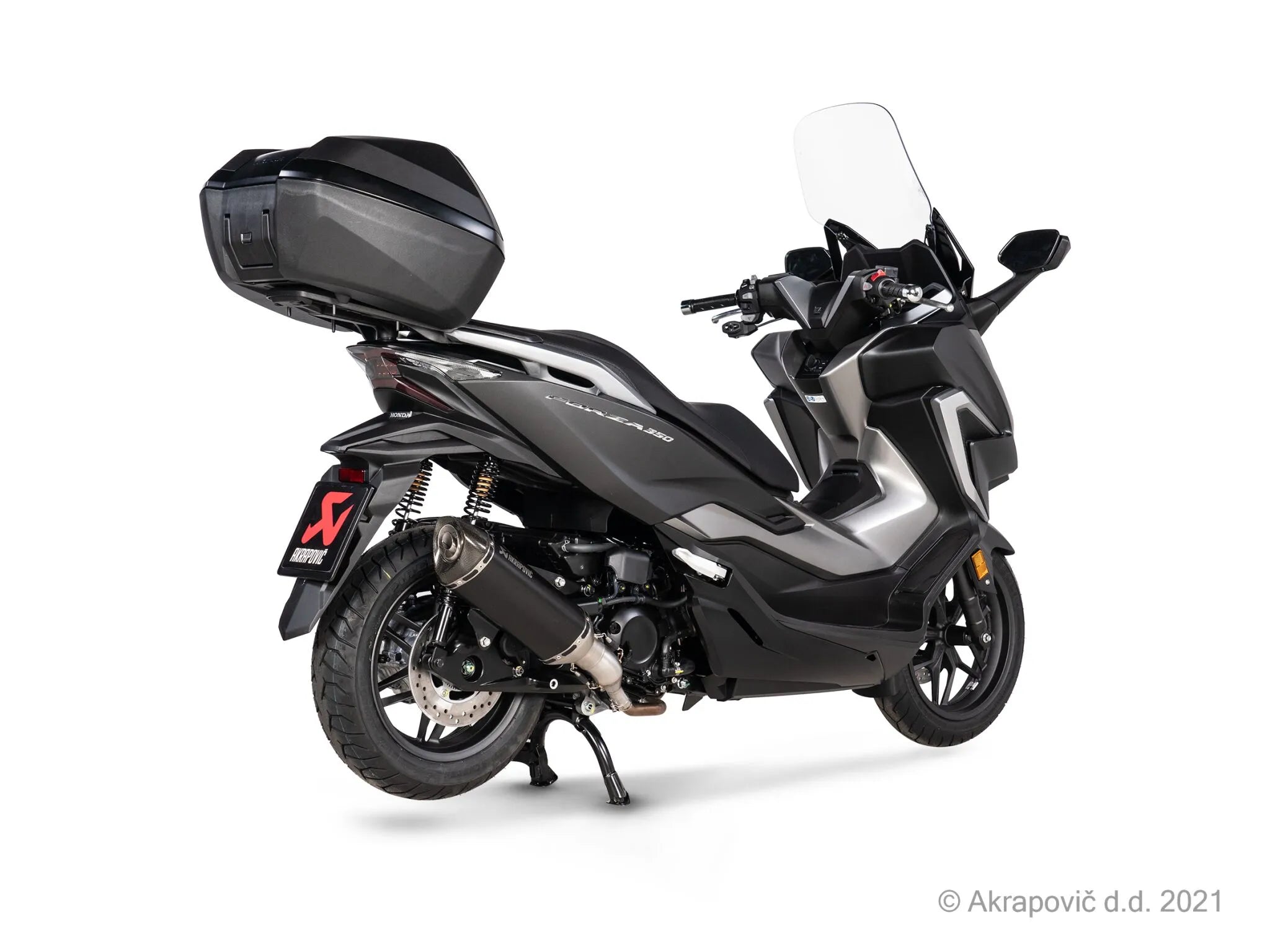 Akrapovic Slip-on Line Muffler For Scooters - ECE Street Legal Approved