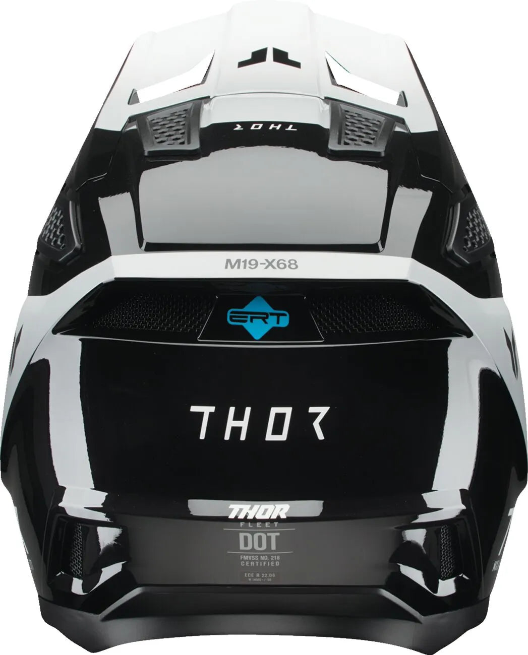 Thor Fleet Storm Helmet - Mx, White/black