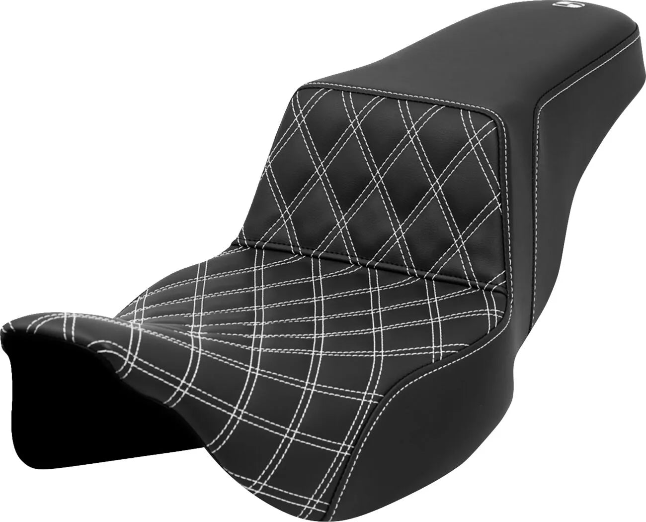 Saddlemen Lattice Stitch Step-up Seat - For Harley Davidson