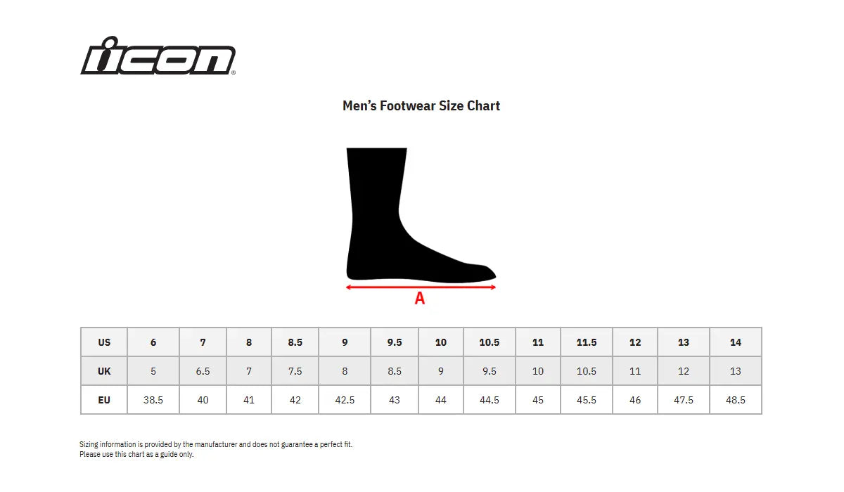 Icon Sd6 Waterproof Boots - Size 7