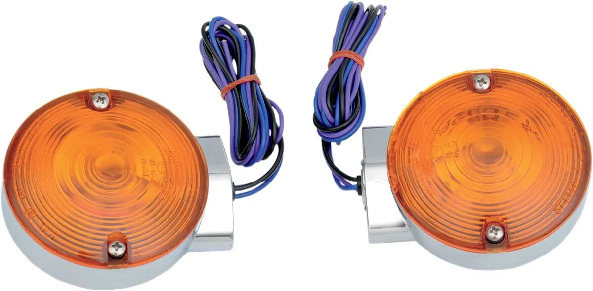 Drag Specialties Touring Turn Signals - Chrome