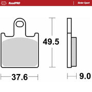 Moto-Master RoadPro Sinter Sport Front Brake Pads