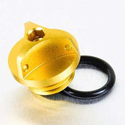 Pro Bolt Aluminum Oil Filler Cap - Yellow