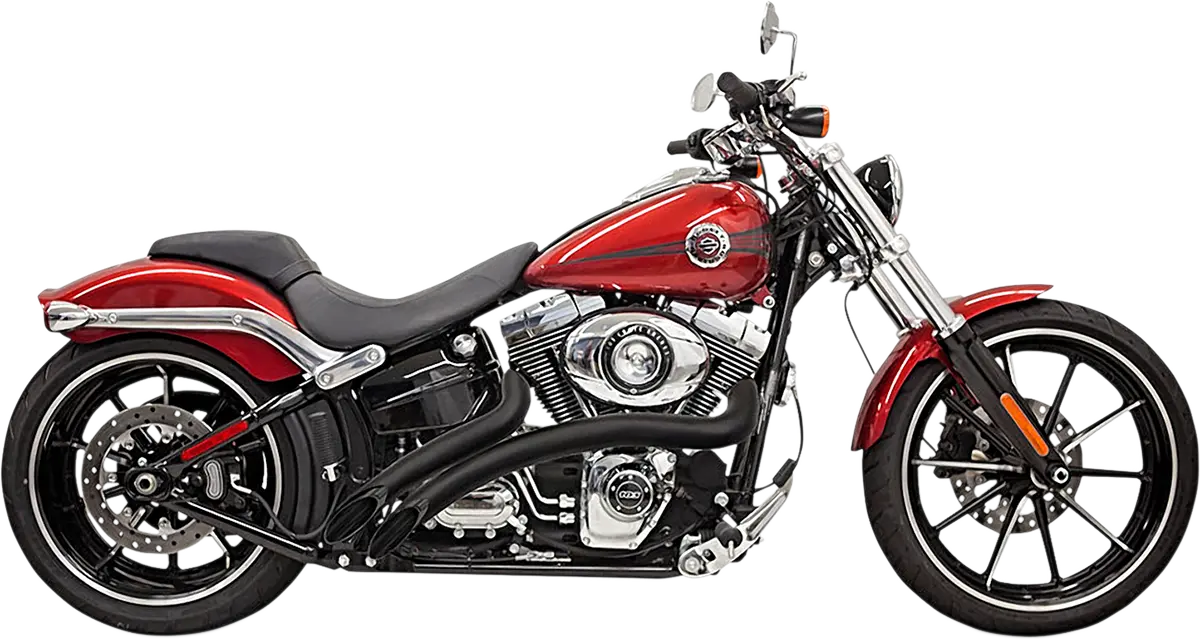 Bassani Xhaust Radial Sweepers Exhaust System Black Steel