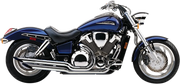 Cobra Angled Slashcut Exhaust System For Vtx1800