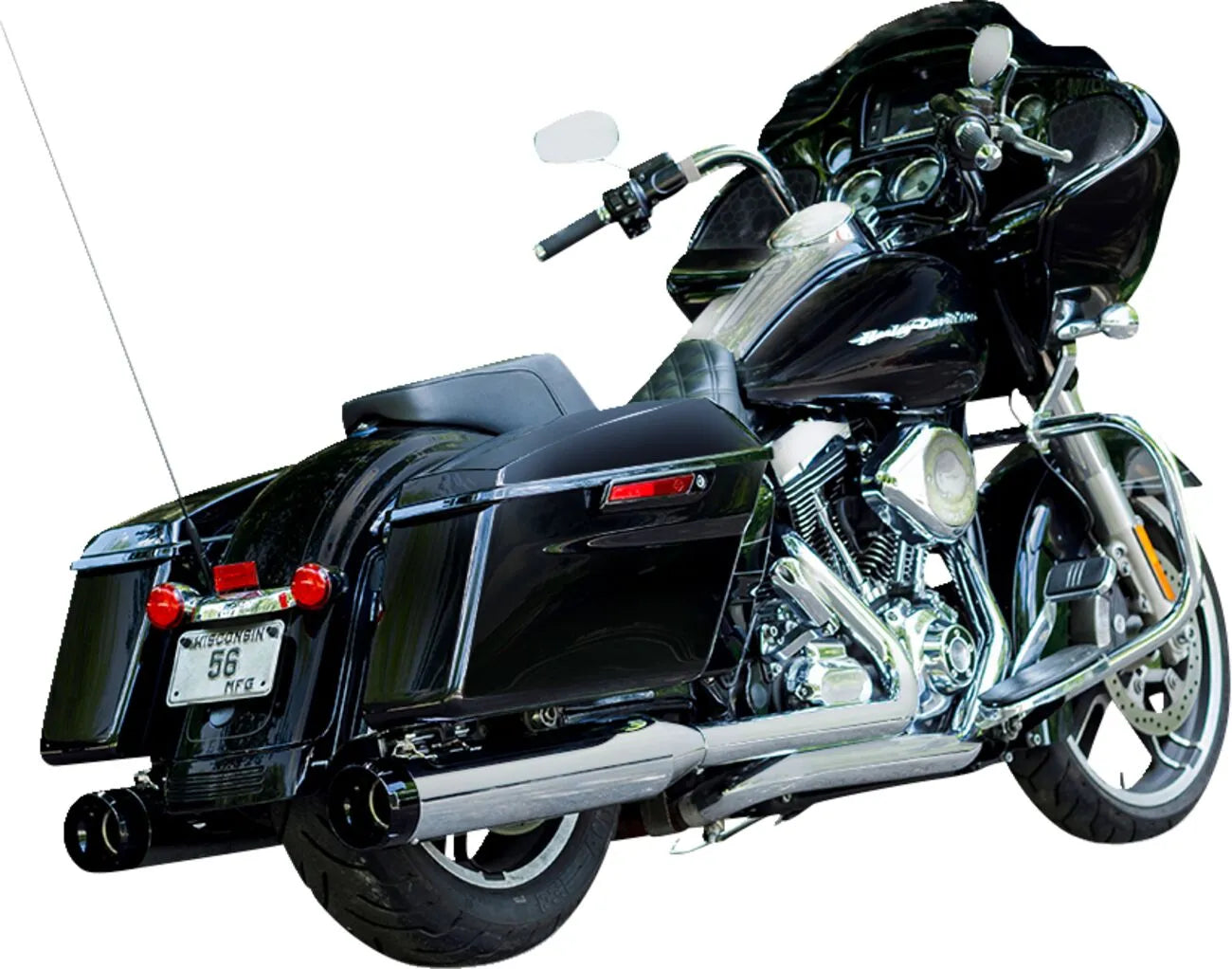 S&s Cycle Mk45 4-1/2" Performance Mufflers For Touring